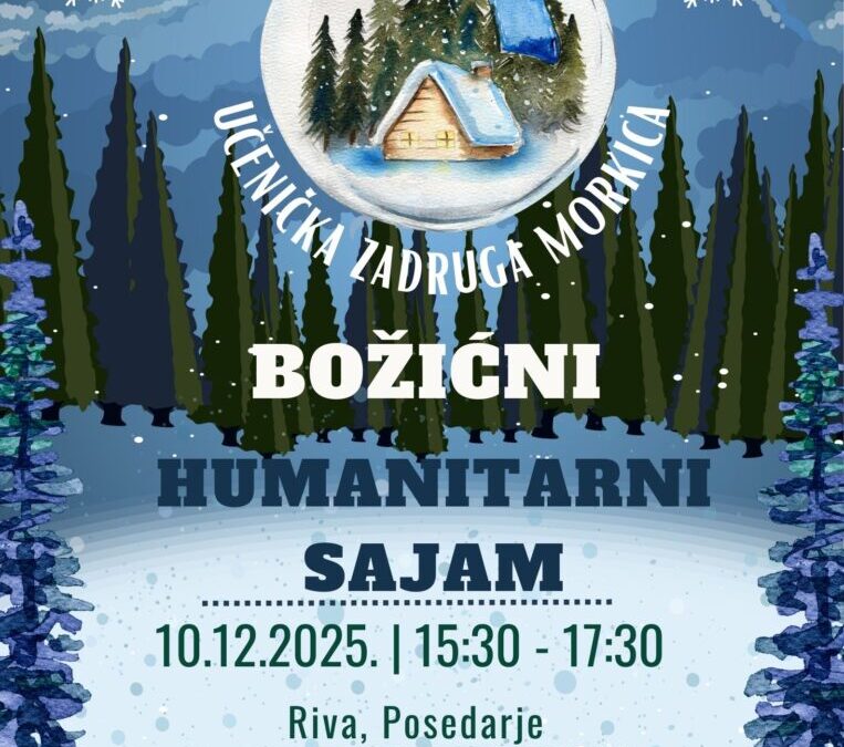 Božićni humanitarni sajam Učeničke zadruge Morkica